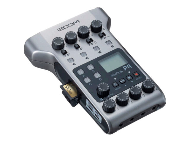 Zoom Podtrak P4 enregistreur de Podcast 4 pistes ( Précommande ) Zoom Podtrak P4 enregistreur de Podcast 4 pistes ( Précommande )